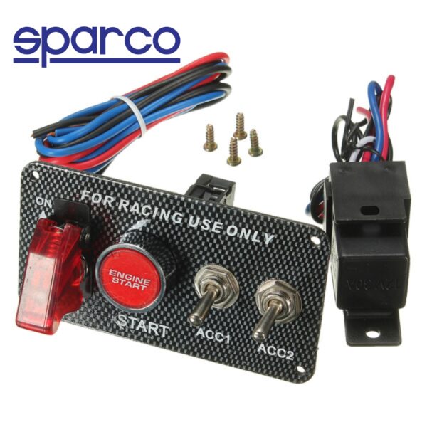 Mzr Eparco 12V Car Engine Start Push Button Ignition Switch Panel