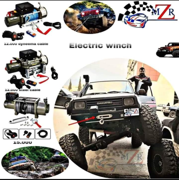 Mzr Electric winch 12000