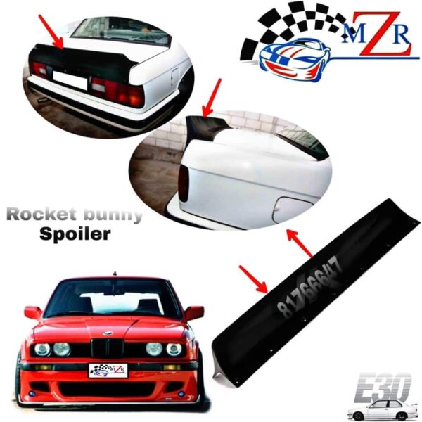 Mzr Rear Spoiler Bmw E30 Rocket Bunny