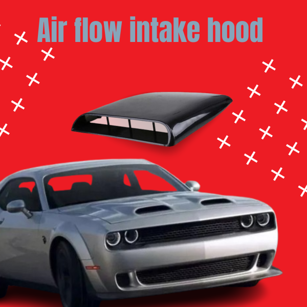 Air flow intake hood