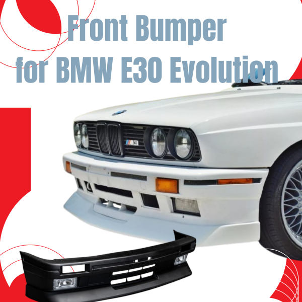 Front Bumper for BMW E30 Evolution + front lip